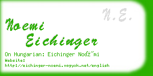 noemi eichinger business card